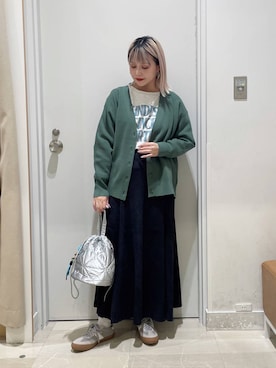 まるこさん（レディース・156cm）の秋コーディネート