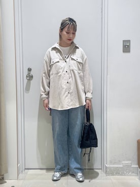 「アイテム（ピアス（両耳用））」を使った、まるこさん（レディース・156cm・30代）の秋コーディネート
