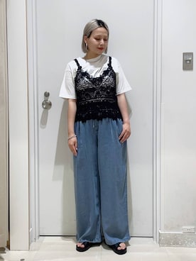 まるこさん（レディース・156cm）の夏コーディネート