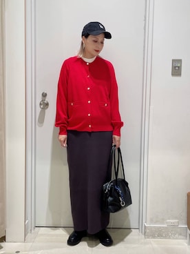 「GLOBAL WORK（グローバルワーク）のアイテム（ワンピース）」を使った、まるこさん（レディース・156cm）の秋コーディネート