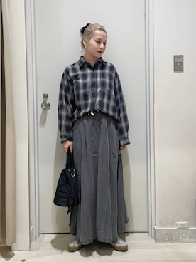 まるこさん（レディース・156cm）の春コーディネート