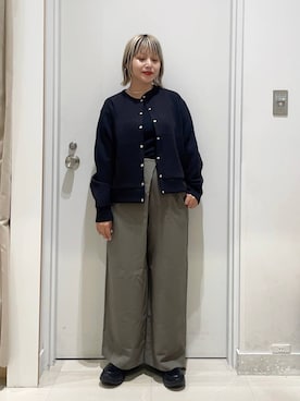 「GLOBAL WORK（グローバルワーク）のアイテム（アクセサリー）」を使った、まるこさん（レディース・156cm）の秋コーディネート