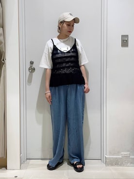 まるこさん(レディース・156cm)の春コーディネート