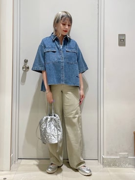 「アイテム（ハンドバッグ）」を使った、まるこさん（レディース・156cm・30代）の夏コーディネート