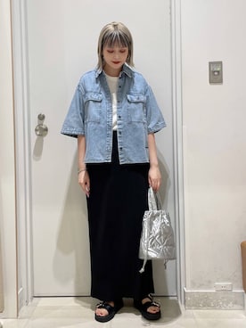 「アイテム（ハンドバッグ）」を使った、まるこさん（レディース・156cm・30代）の夏コーディネート