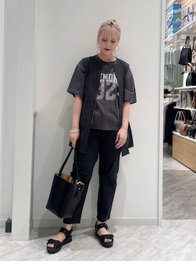 「アイテム（パンツ）」を使った、まるこさん（レディース・156cm・30代）の夏コーディネート