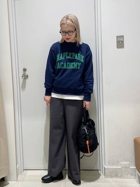 「アイテム（ハンドバッグ）」を使った、まるこさん（レディース・156cm・30代）の秋コーディネート