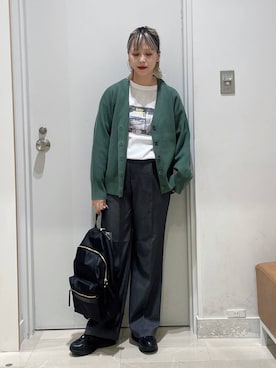 「アイテム（ピアス（両耳用））」を使った、まるこさん（レディース・156cm・30代）の秋コーディネート