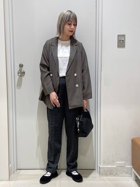 「アイテム（ジャケット/アウター）」を使った、まるこさん（レディース・156cm・30代）の夏コーディネート