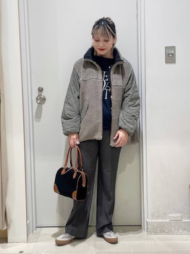 「アイテム（スウェット）」を使った、まるこさん（レディース・156cm・30代）の秋コーディネート