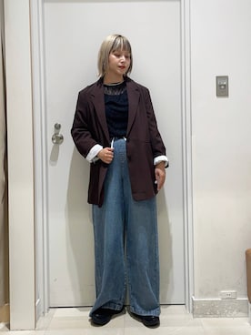 まるこさん(レディース・156cm)の秋コーディネート
