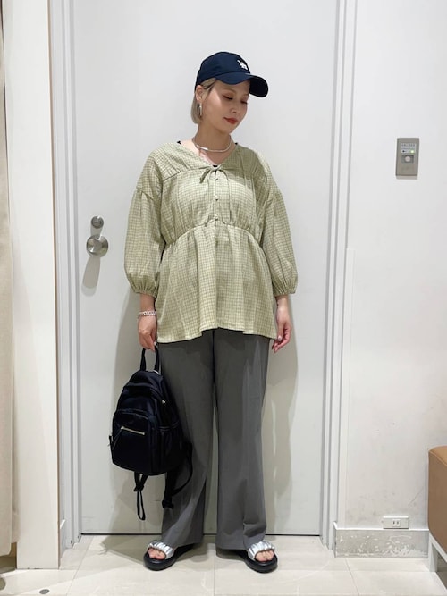 ウツクシDRYワイドストレートパンツ/636547（その他パンツ）｜GLOBAL