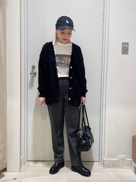 「アイテム（帽子）」を使った、まるこさん（レディース・156cm・30代）の秋コーディネート