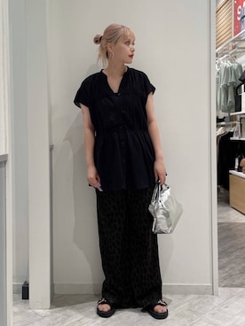 「アイテム（パンツ）」を使った、まるこさん（レディース・156cm・30代）の夏コーディネート