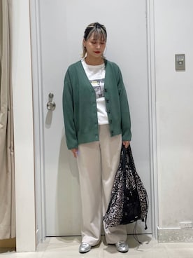 「アイテム（ピアス（両耳用））」を使った、まるこさん（レディース・156cm・30代）の秋コーディネート