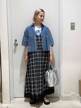 まるこさん（レディース・156cm）の春コーディネート