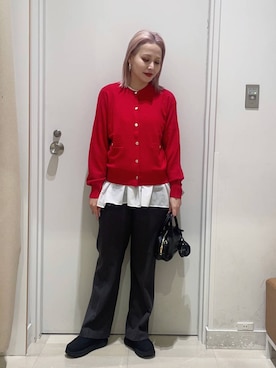 まるこさん(レディース・156cm)の冬コーディネート