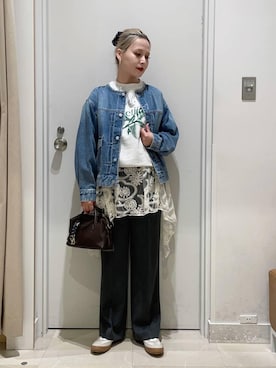 まるこさん(レディース・156cm)の春コーディネート