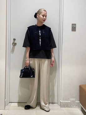 「GLOBAL WORK（グローバルワーク）のアイテム（シューズ）」を使った、まるこさん（レディース・156cm）の春コーディネート