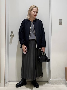 「アイテム（ブーツ）」を使った、まるこさん（レディース・156cm・30代）の冬コーディネート