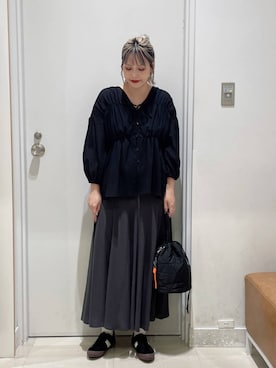「キャミソール」｜まるこさん（レディース・156cm・30代）の秋コーディネート