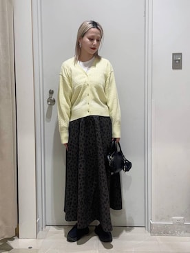 まるこさん（レディース・156cm）の冬コーディネート