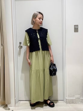 まるこさん(レディース・156cm)の春コーディネート