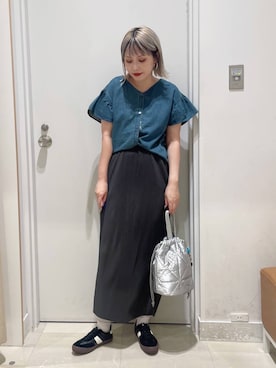 「アイテム（キャミソール）」を使った、まるこさん（レディース・156cm・30代）の夏コーディネート