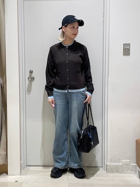 「アイテム（ピアス（両耳用））」を使った、まるこさん（レディース・156cm・30代）の秋コーディネート