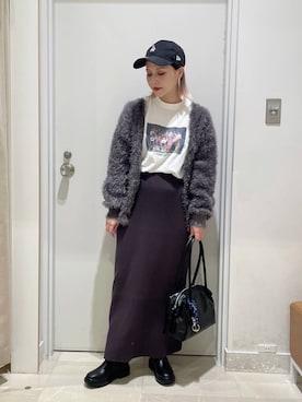 「GLOBAL WORK（グローバルワーク）のアイテム（ワンピース）」を使った、まるこさん（レディース・156cm）の秋コーディネート