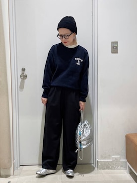 まるこさん（レディース・156cm）の秋コーディネート