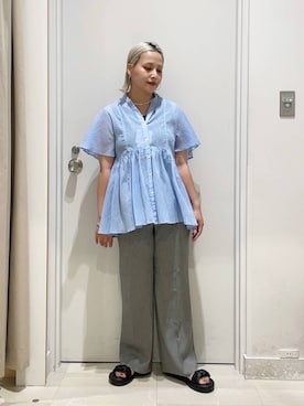 まるこさん（レディース・156cm）の夏コーディネート
