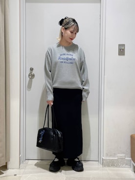 「アイテム（シュシュ）」を使った、まるこさん（レディース・156cm・30代）の秋コーディネート