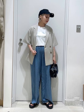 まるこさん(レディース・156cm)の春コーディネート