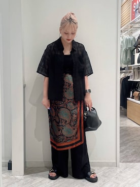 「アイテム（パンツ）」を使った、まるこさん（レディース・156cm・30代）の夏コーディネート