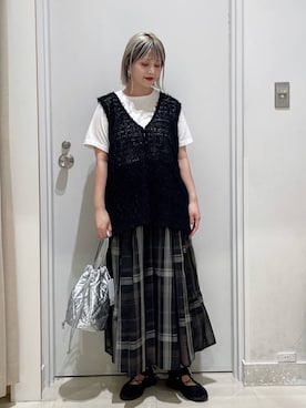 「アイテム（ハンドバッグ）」を使った、まるこさん（レディース・156cm・30代）の夏コーディネート