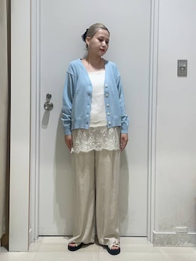 「GLOBAL WORK（グローバルワーク）のアイテム（シューズ）」を使った、まるこさん（レディース・156cm）の春コーディネート