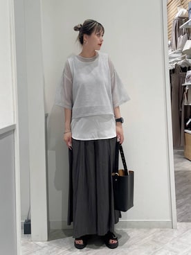 まるこさんの（GLOBAL WORK | グローバルワーク）を使ったコーディネート