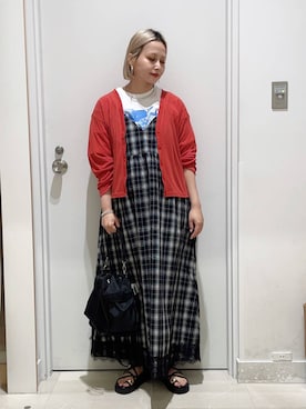 まるこさん(レディース・156cm)の春コーディネート