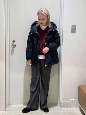 「アイテム（スウェット）」を使った、まるこさん（レディース・156cm・30代）の秋コーディネート