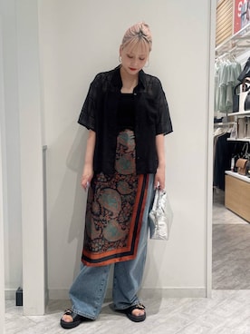 「アイテム（キャミソール）」を使った、まるこさん（レディース・156cm・30代）の夏コーディネート