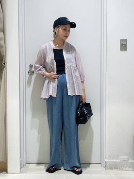 まるこさん(レディース・156cm)の春コーディネート