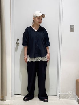 まるこさん(レディース・156cm)の夏コーディネート