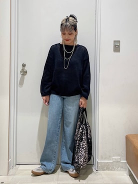 「キャミソール」｜まるこさん（レディース・156cm・30代）の秋コーディネート