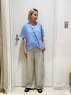 まるこさん（レディース・156cm）の夏コーディネート