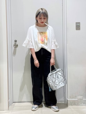 「アイテム（ハンドバッグ）」を使った、まるこさん（レディース・156cm・30代）の夏コーディネート
