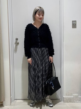 「アイテム（カーディガン/ボレロ）」を使った、まるこさん（レディース・156cm・30代）の夏コーディネート
