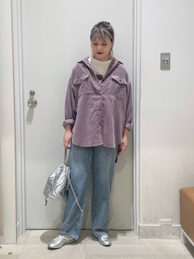 「アイテム（ピアス（両耳用））」を使った、まるこさん（レディース・156cm・30代）の秋コーディネート