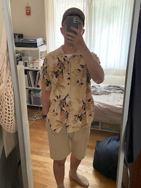 「alohashirt」｜綠の少年さん（メンズ・175cm）の夏コーディネート