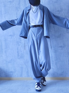 「act'm（アクトム）のアイテム（ブルゾン）」を使った、tatsuya1005mさん（メンズ・186cm）の春コーディネート